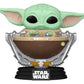 Star Wars: The Mandalorian and Grogu Figura POP! Vinyl Cabezón Grogu in Pram 9 cm