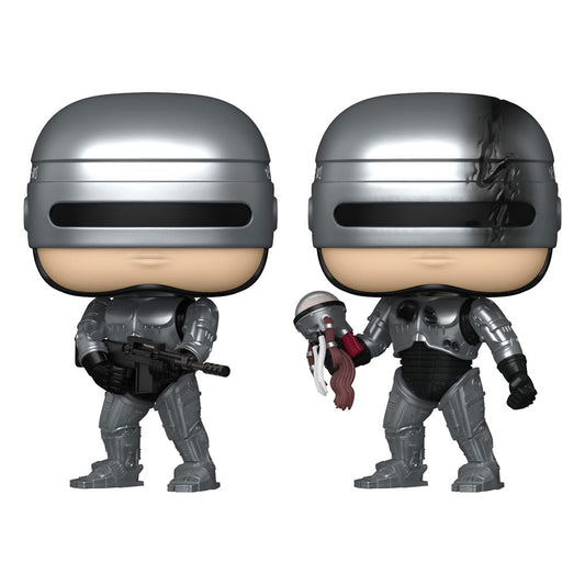 Robocop POP! Movies Vinyl Figuren Robocop (Metallic) with Chase 9 cm Surtido (6)