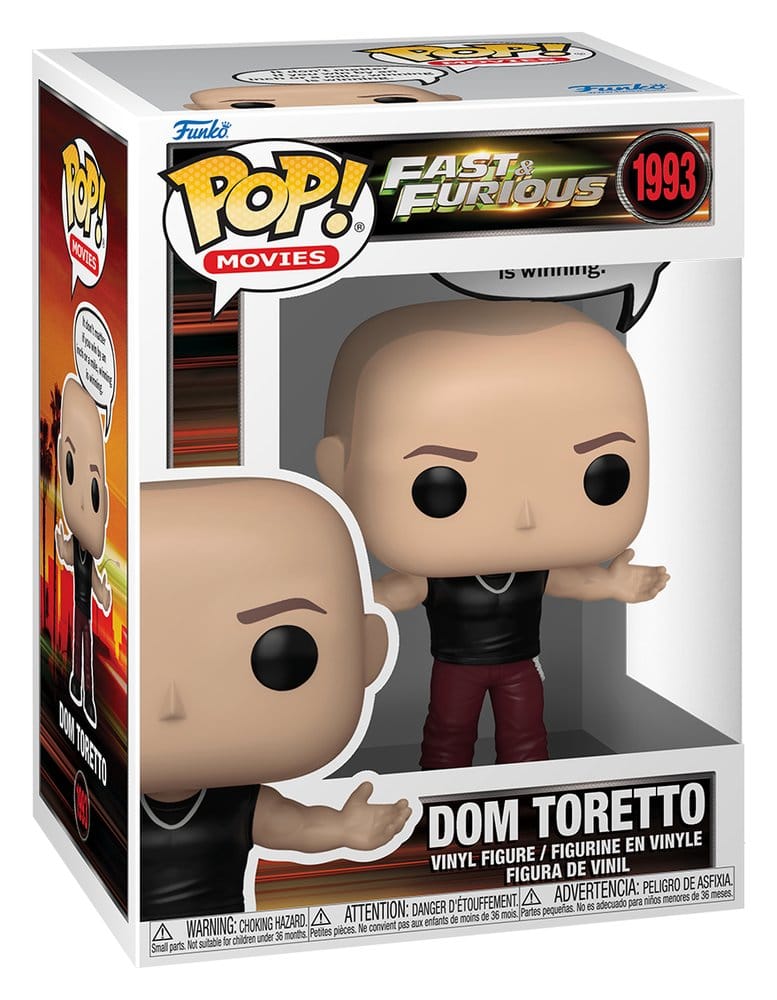 Fast & Furious POP! Sayings Vinyl Figura Dominic Toretto 9 cm