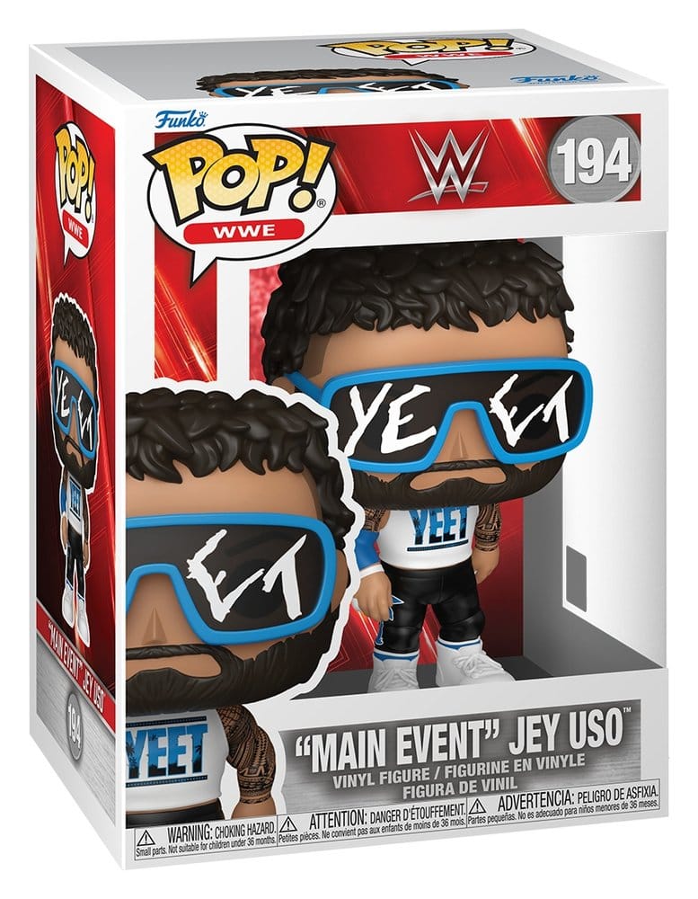 WWE POP! Vinyl Figura "Main Event" Jey Uso 9 cm