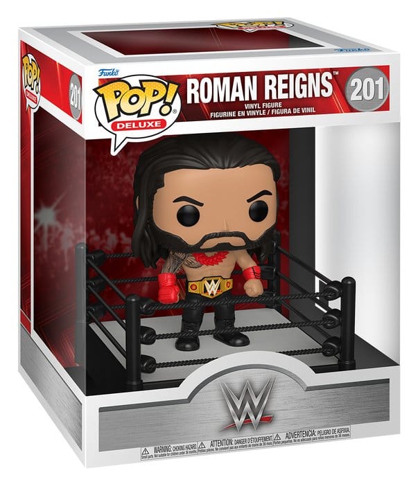 WWEPOP! Deluxe Vinyl Figura Roman Reigns in Ring 9 cm