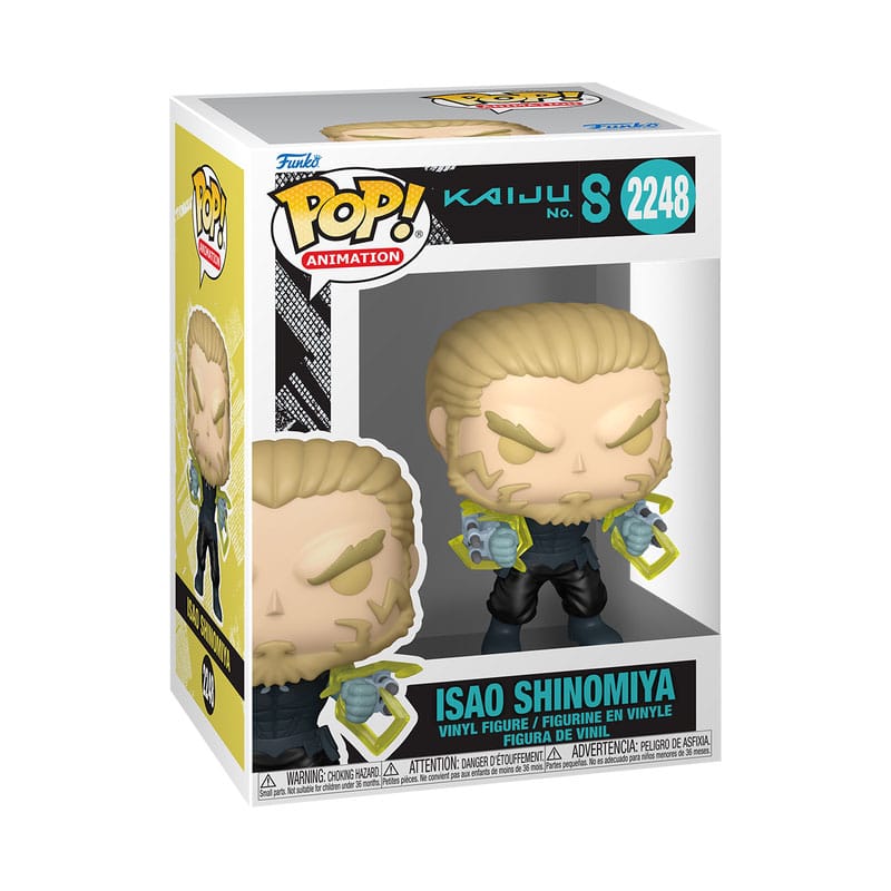 Kaiju No. 8 POP! Animation Vinyl Figura Isao Shinomiya 9 cm