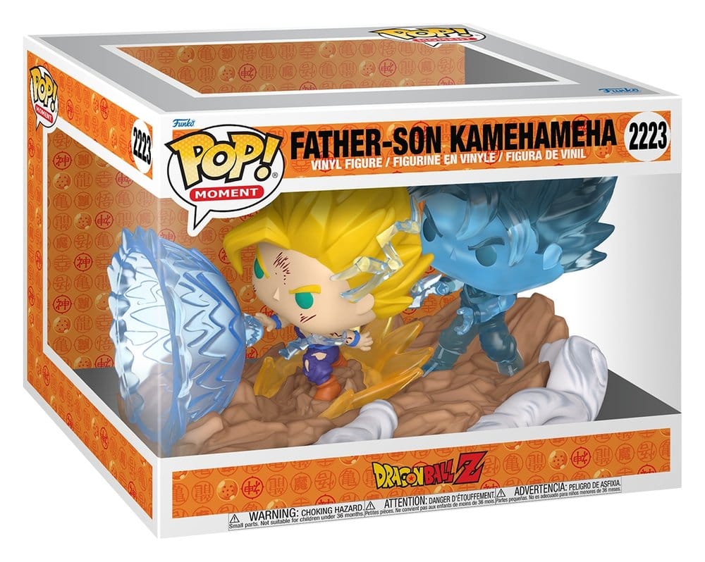 Dragon Ball Z POP Moments Vinyl Figuras Father-Son Kamehameha 9 cm - Z POP Toys