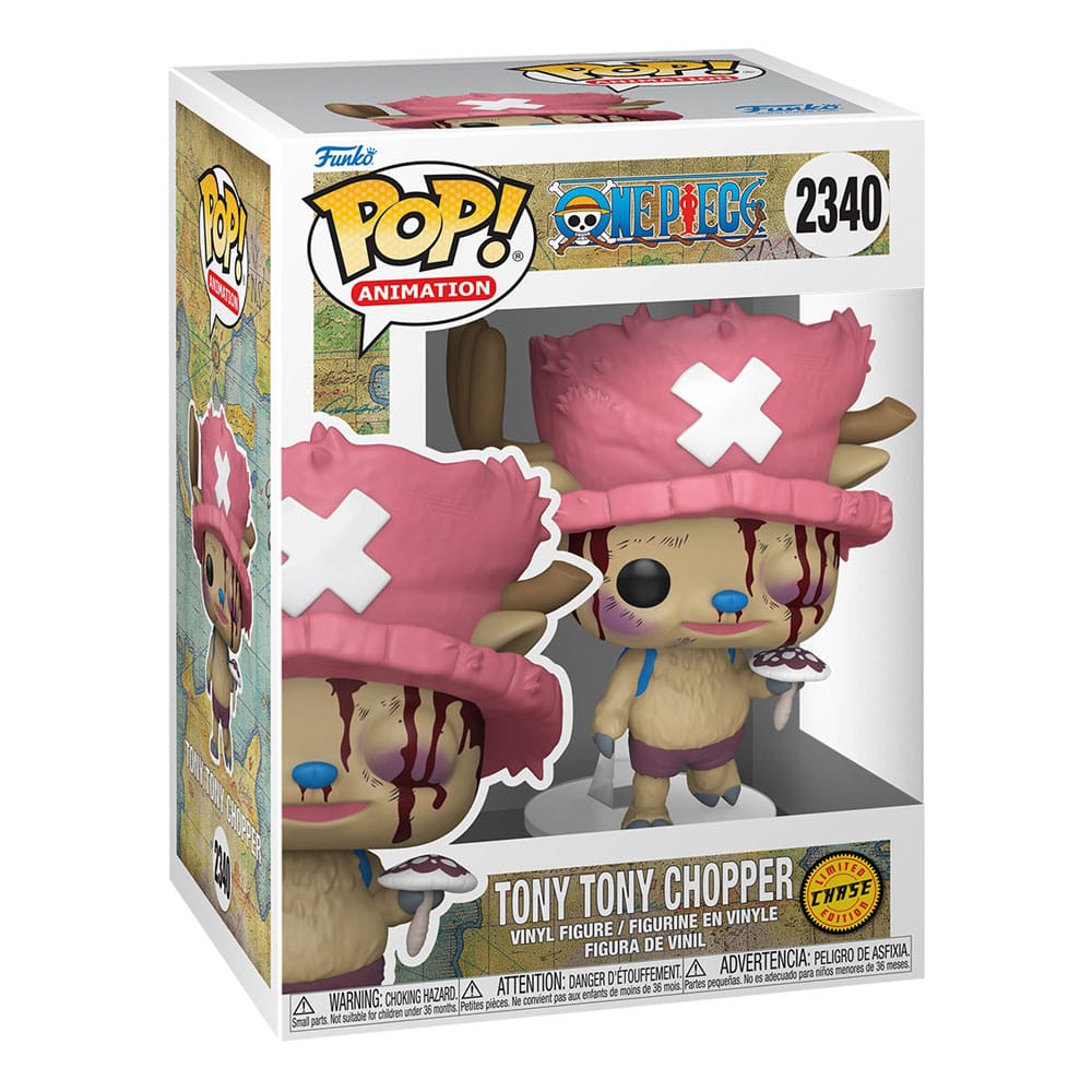 One Piece POP! Animation Vinyl Figuren Chopper w/Chase 9 cm Surtido (6)