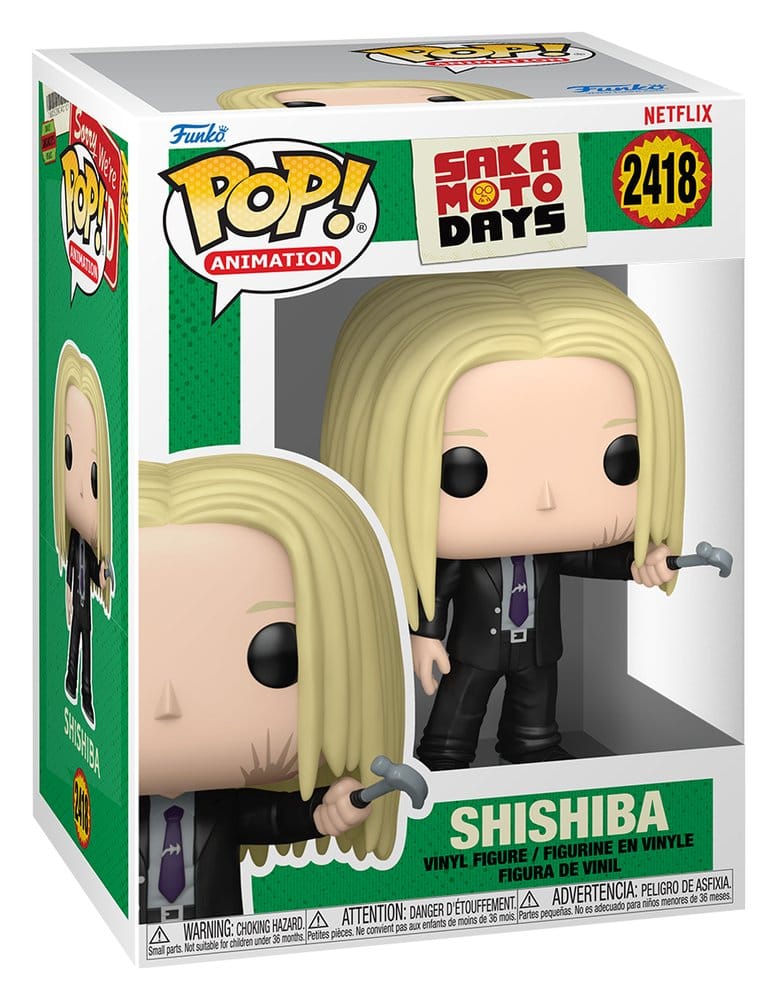 Sakamoto Days Figura POP! Animation Vinyl Shishiba 9 cm
