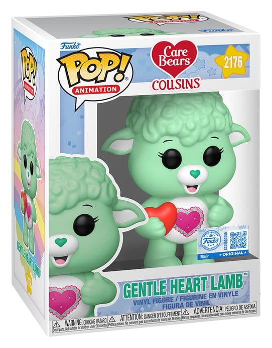 Care Bears Figura POP! Animation Vinyl Gentle Heart Lamb 9 cm