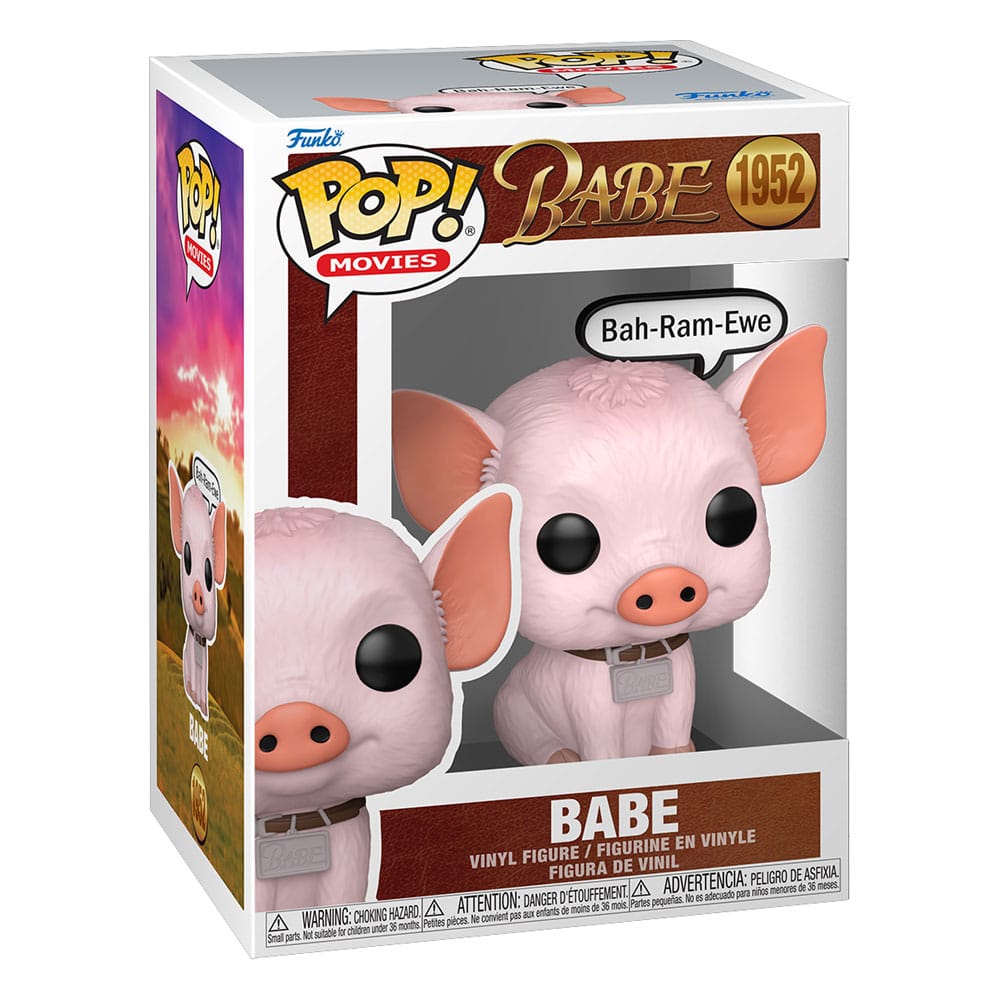 Babe, el cerdito valiente POP! Movies Vinyl Figura Babe (Bah-Ram-Ewe) 9 cm