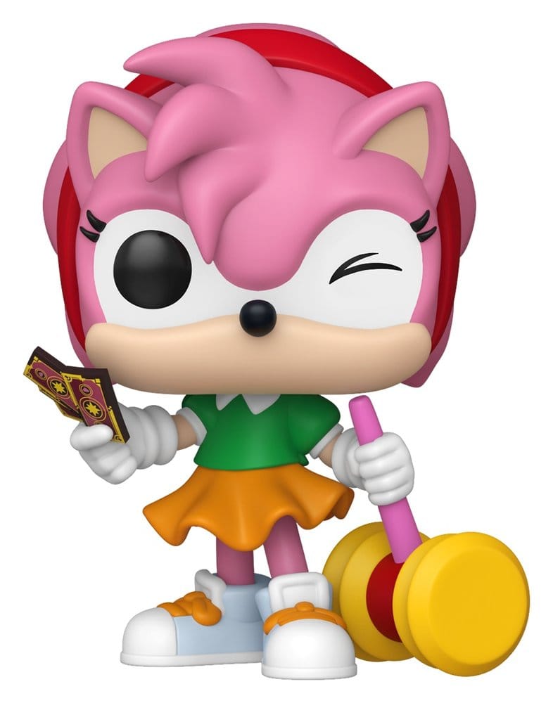 Sonic - The Hedgehog POP! Games Vinyl Figuren Amy Rose with Piko Hammer with Chase 9 cm Surtido (6)
