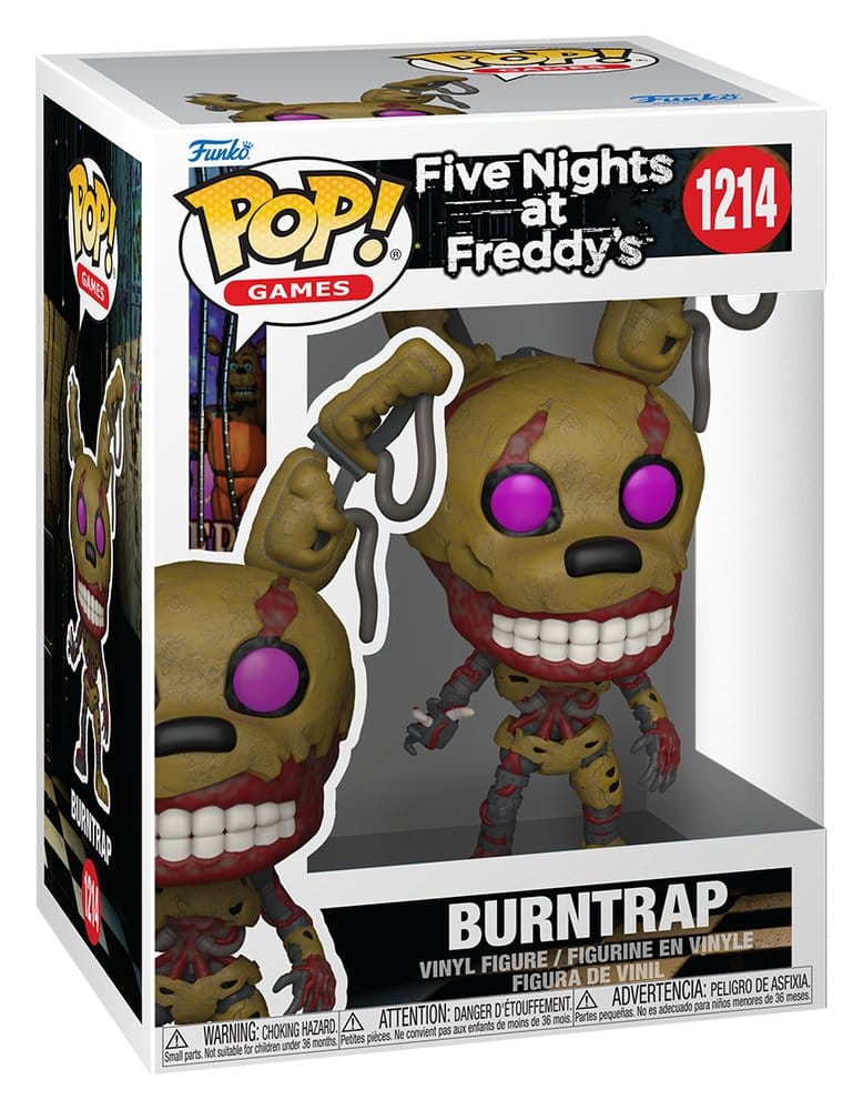 Five Nights at Freddy's Figura POP! Games Vinyl Burntrap 9 cm