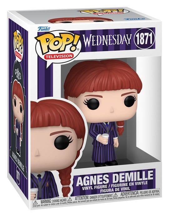 Wednesday Figura POP! TV Vinyl Agnes Demille 9 cm