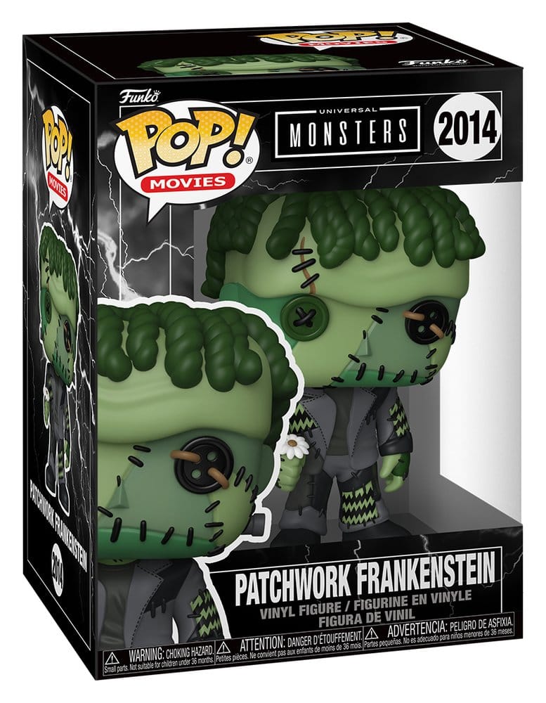 Universal Monsters Patchwork Figura POP! Movies Vinyl Frankenstein's Monster 9 cm