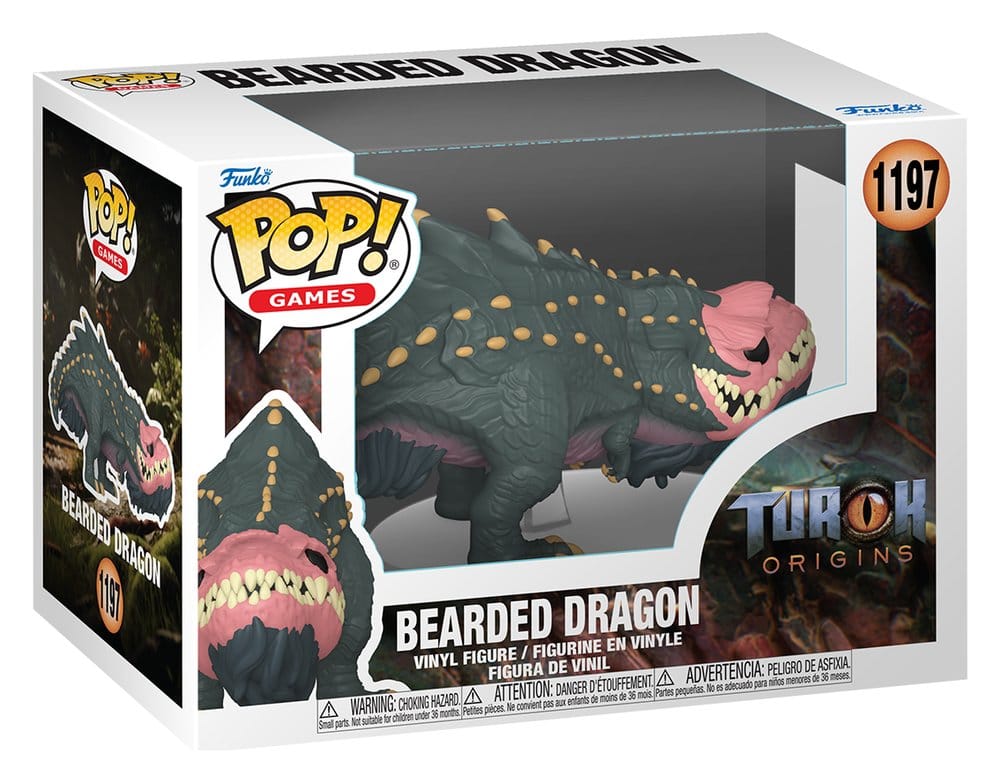 Turok Figura POP! Games Vinyl Bearded Dragon 9 cm