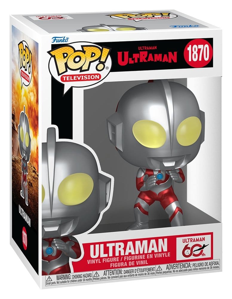 Ultraman Figura POP! Heroes Vinyl Ultraman (Metallic) 9 cm