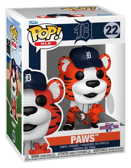 Detroit Tigers Figura POP! MLB Vinyl Paws 9 cm