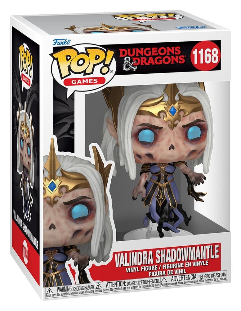 Dungeons & Dragons Figura POP! Games Vinyl Valindra Shadowmantle 9 cm