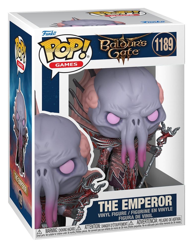 Baldur's Gate Figura POP! Games Vinyl The Emperor 9 cm