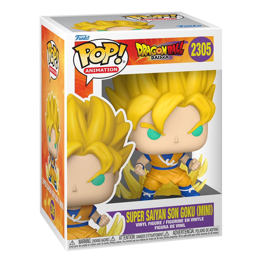 Dragon Ball Daima POP! Animation Vinyl Figura SS Son Goku w/Chase 9 cm Surtido (6)