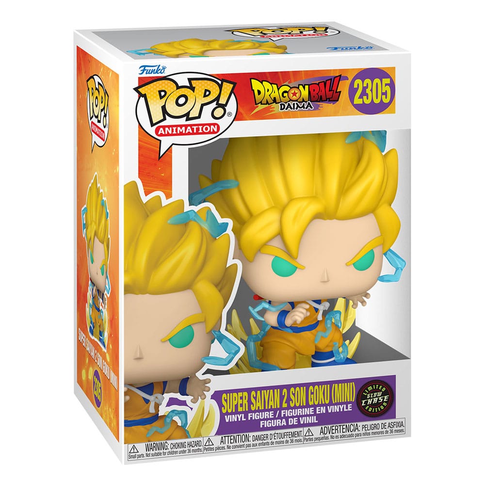 Dragon Ball Daima POP! Animation Vinyl Figura SS Son Goku w/Chase 9 cm Surtido (6)
