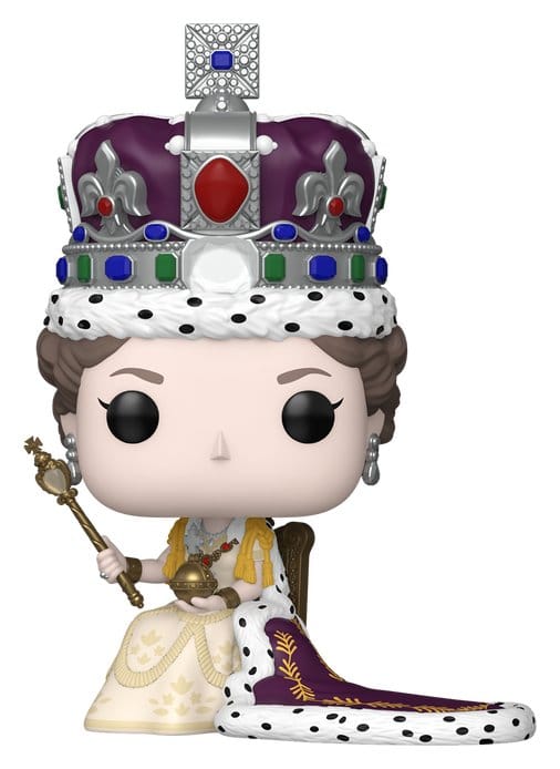 Queen Elizabeth II POP! Premium Vinyl Figura 100th- Queen Elizabeth II (Coronation) 9 cm