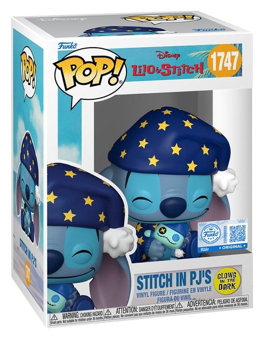 Lilo & Stitch POP! Vinyl Figura Stitch Starry PJs (GW) 9 cm