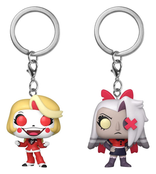 Hazbin Hotel Pack de 2 Llaveros POP! Vinyl Charlie & Vaggie 4 cm