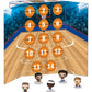 NBA Pocket POP! Calendario de adviento 14 day Countdown