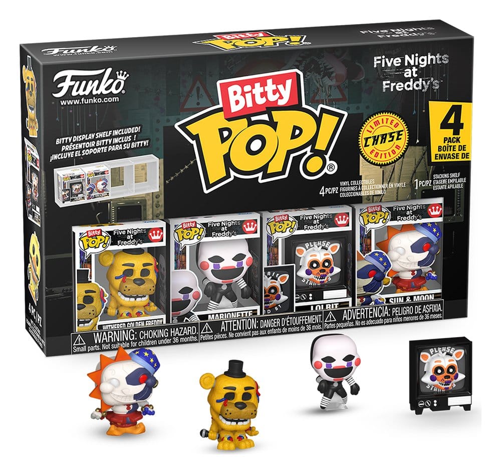 Five Nights at Freddy's Pack de 4 Figuras Bitty POP! Vinyl Series 5 2,5 cm