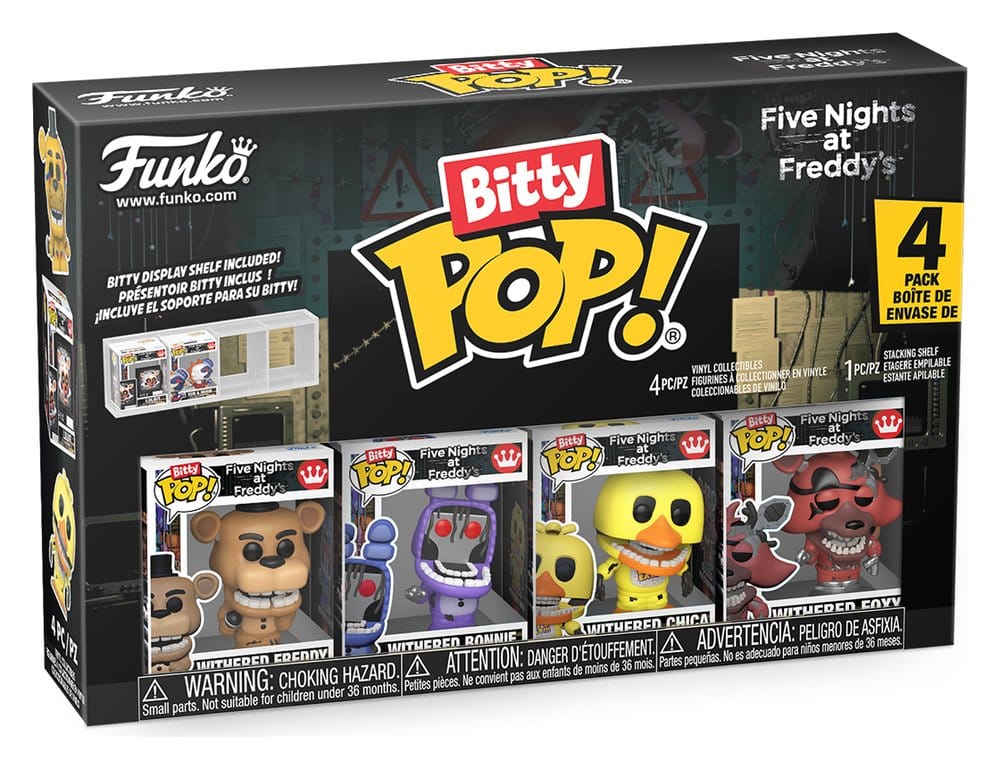 Five Nights at Freddy's Pack de 4 Figuras Bitty POP! Vinyl Series 6 2,5 cm