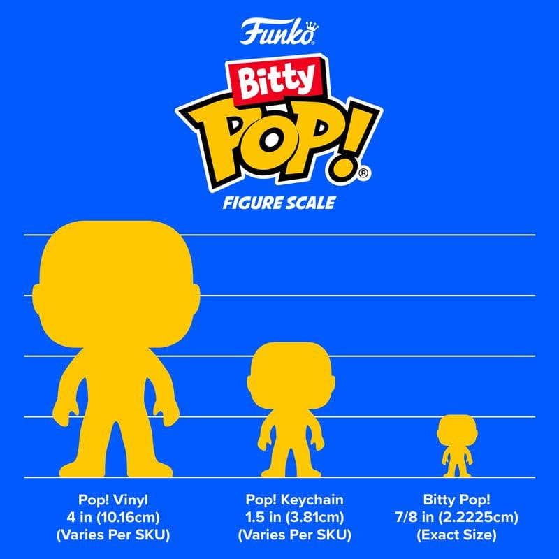 Sonic Pack de 4 Figuras Bitty POP! Vinyl Shadow 2,5 cm