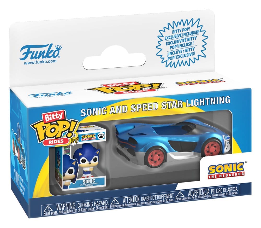 Sonic Bitty POP! Ride Vinyl Figura Speed Star w/Sonic 2,5 cm