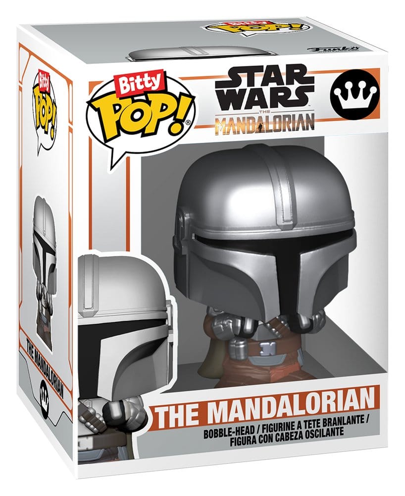 Star Wars Bitty POP! Ride Vinyl Figura N1 w/Mando 2,5 cm