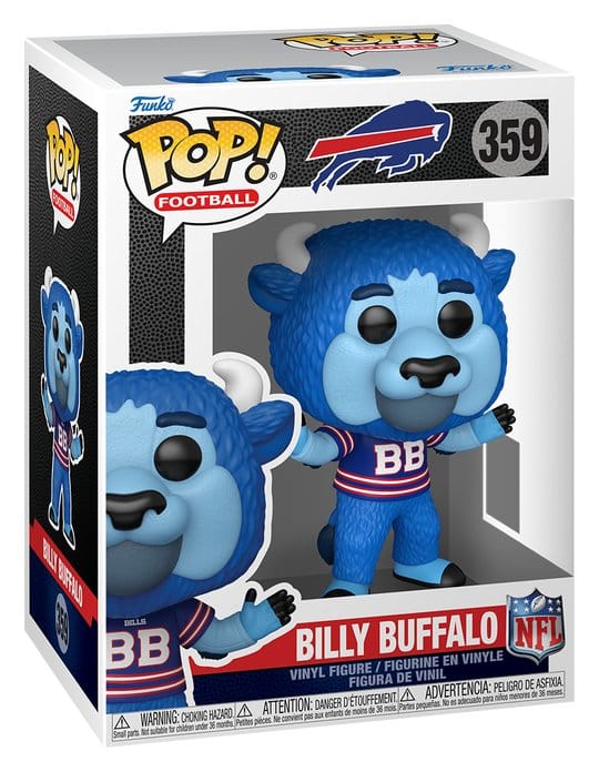 NFL Figura POP! Vinyl Mascots: Bills- Billy Buffalo 9 cm