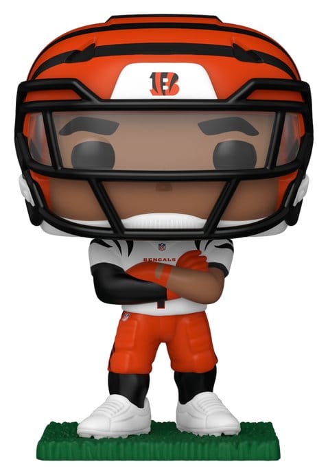 NFL Figura POP! Vinyl : Bengals- Ja'Marr Chase (clear visor) 9 cm