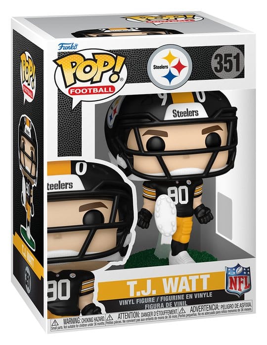 NFL Figura POP! Vinyl : Steelers- T.J. Watt 9 cm