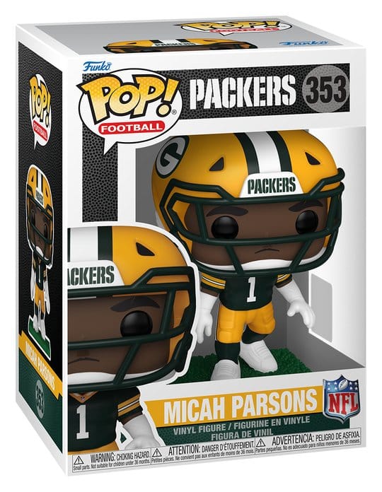 NFL Figura POP! Vinyl : Packers - Micah Parsons 9 cm