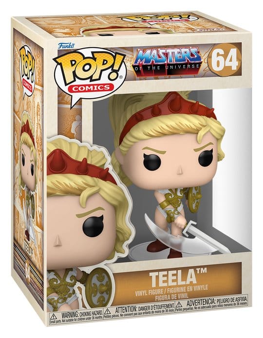 MOTU Vintage Figura POP! Comics Vinyl Teela 9 cm