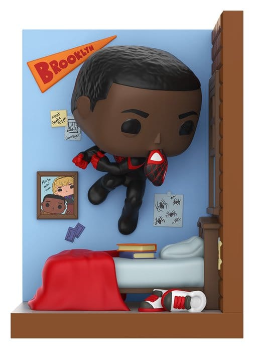 Marvel POP! Nooks Diorama de vinilo Miles in Bedroom 16 cm