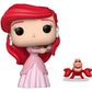 La sirenita Figura POP! Vinyl S3 – Ariel with Sebastian 9 cm