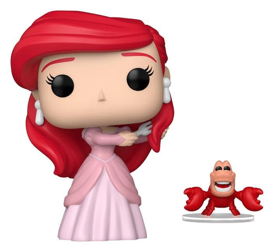 La sirenita Figura POP! Vinyl S3 – Ariel with Sebastian 9 cm