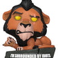El rey león Figura POP! Meme Vinyl Lion King (Scar) 9 cm