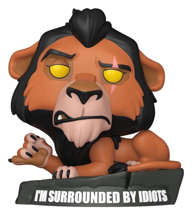 El rey león Figura POP! Meme Vinyl Lion King (Scar) 9 cm