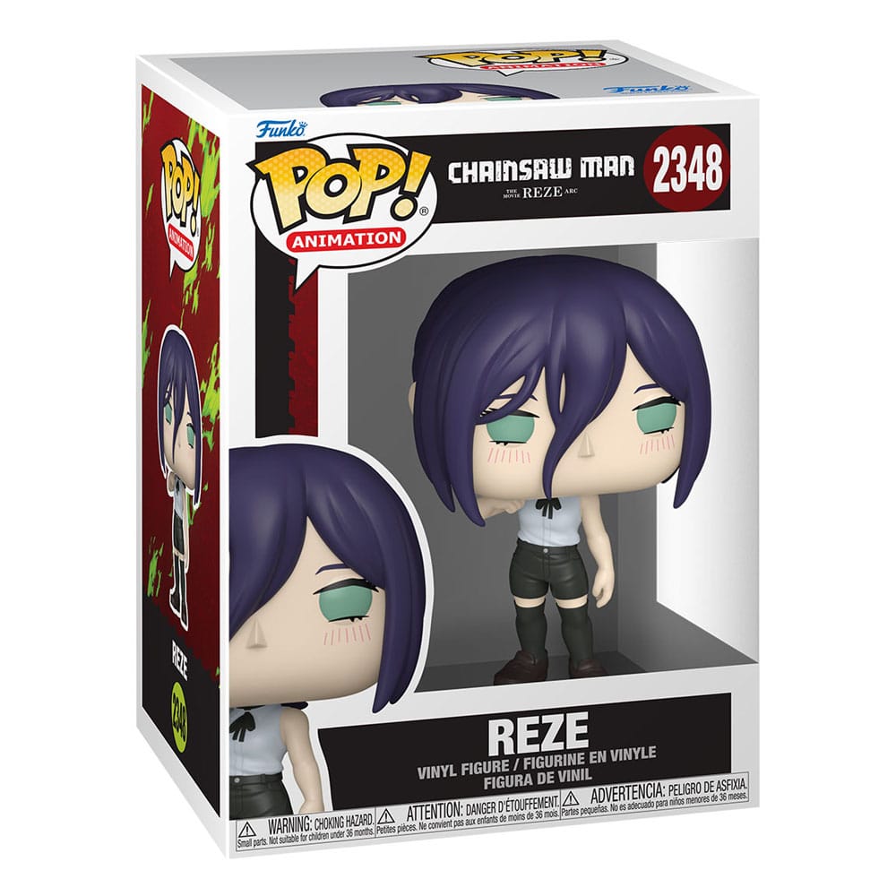 Chainsaw Man Figuras POP! Animation Vinyl Reze with Chase 9 cm Surtido (6)