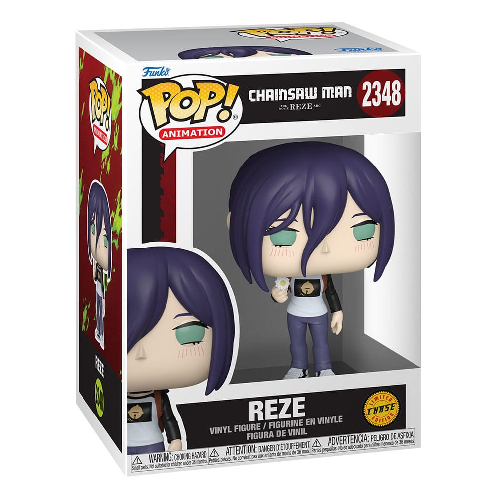 Chainsaw Man Figuras POP! Animation Vinyl Reze with Chase 9 cm Surtido (6)