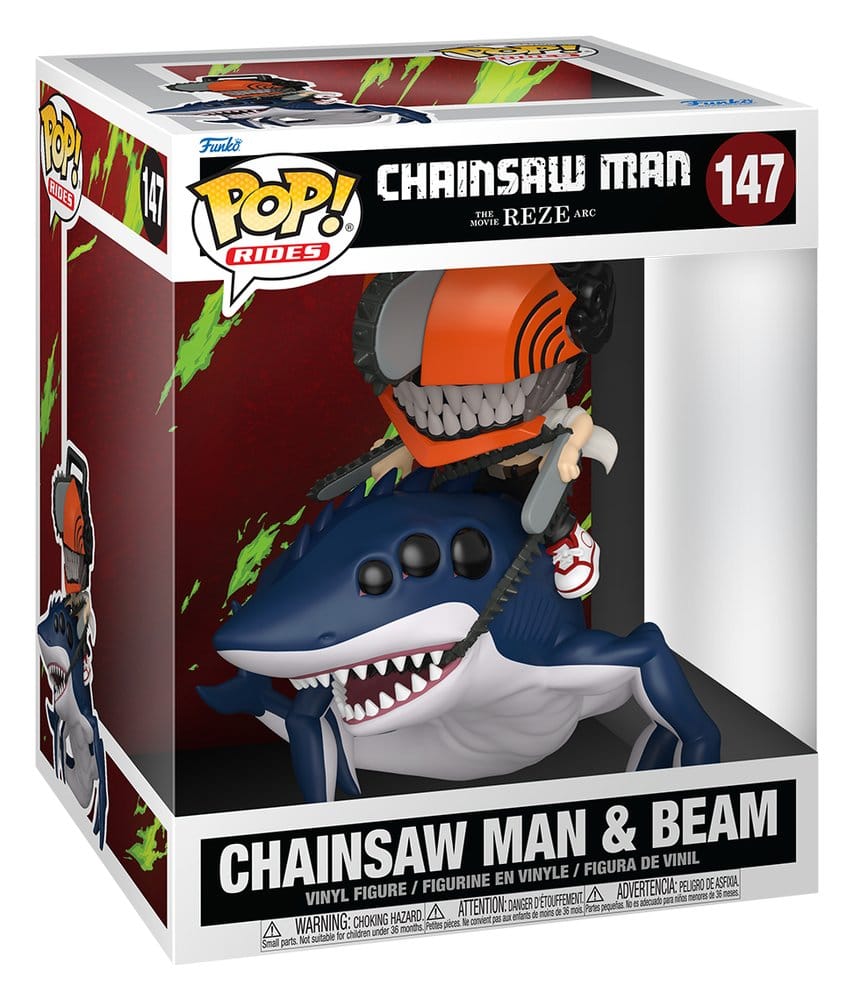 Chainsaw Man POP! Rides Deluxe Vinyl Figura CSM & Beam 15 cm