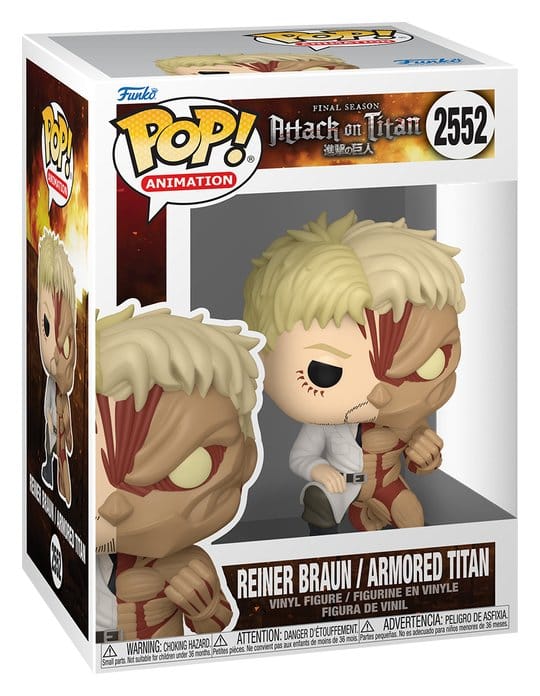 Attack on Titan POP! Animation Vinyl Figura Split- Armor Titan 9 cm