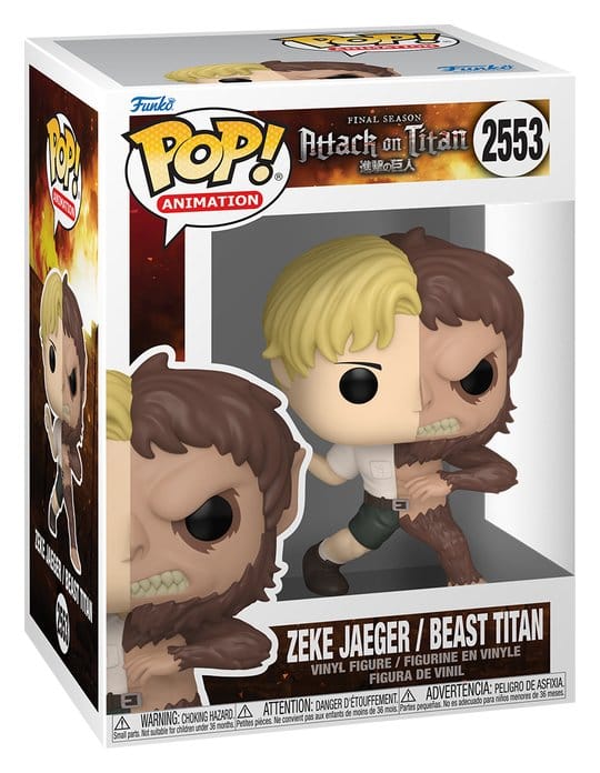 Attack on Titan POP! Animation Vinyl Figura Split- Beast Titan 9 cm