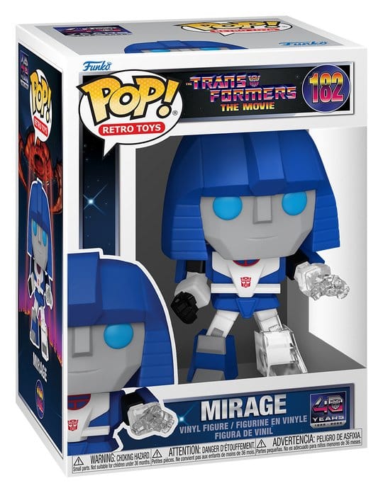 Transformers POP! Retro Toys Vinyl Figura Mirage 9 cm