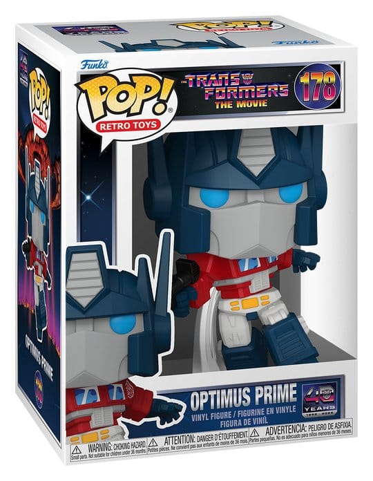 Transformers POP! Retro Toys Vinyl Figura Optimus Prime 9 cm