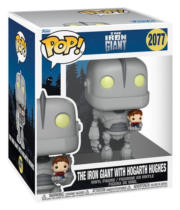 El gigante de hierro Super Sized POP! Animation Vinyl Figura Iron Giant w/Hogarth 15 cm