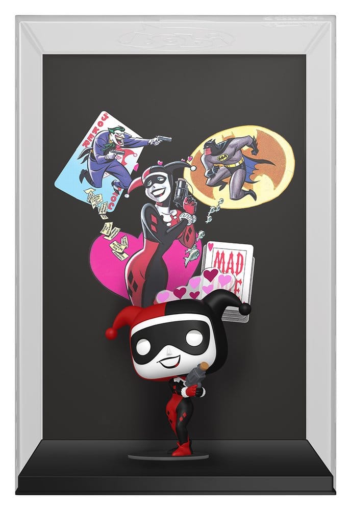 DC Comics POP! Comic Covers Vinyl Figura Harley Quinn 9 cm
